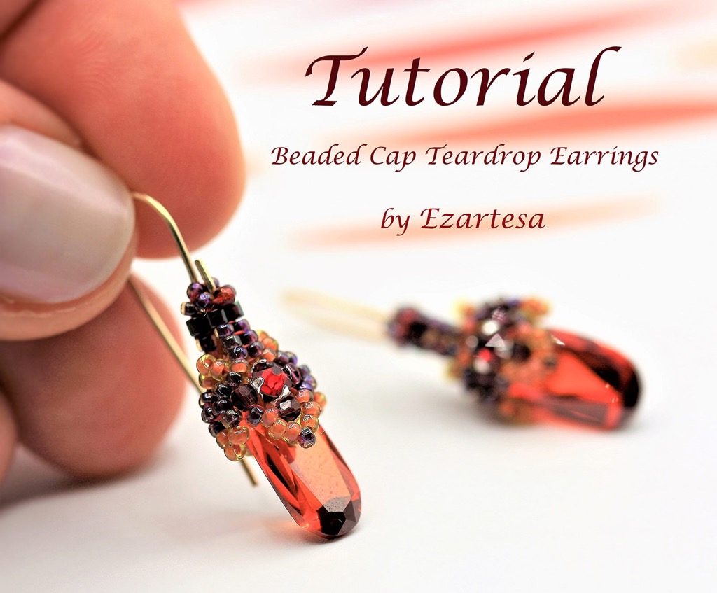  beading tutorial inspired by Capricorn zodiac sign birthstones and colors. 