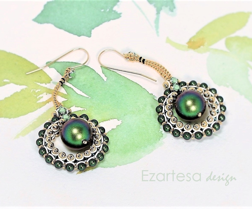 green-beaded-circle-drop-dangle-earrings-ezartesa